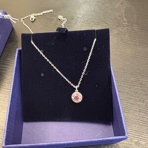 Swarovski Pink Crystal Necklace